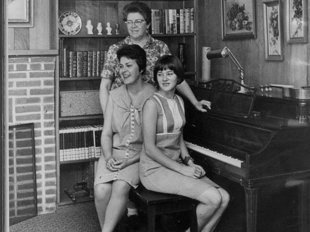 Circa 1968 Kay Jenkins Teer and mother Yvonne