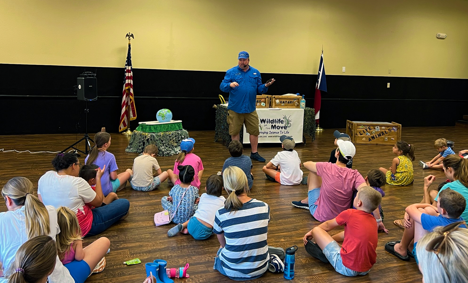 group listening to presentation
