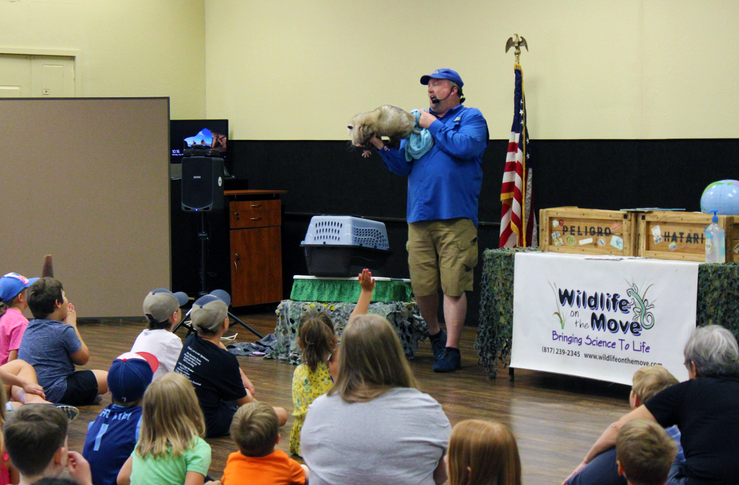 Man giving presentation
